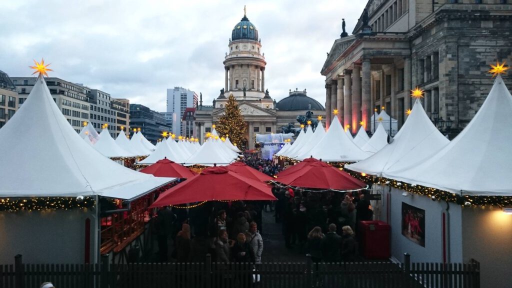 Kerstmarkt Berlijn Weihnachtsmarkt Gendarmenmarkt in Duitsland