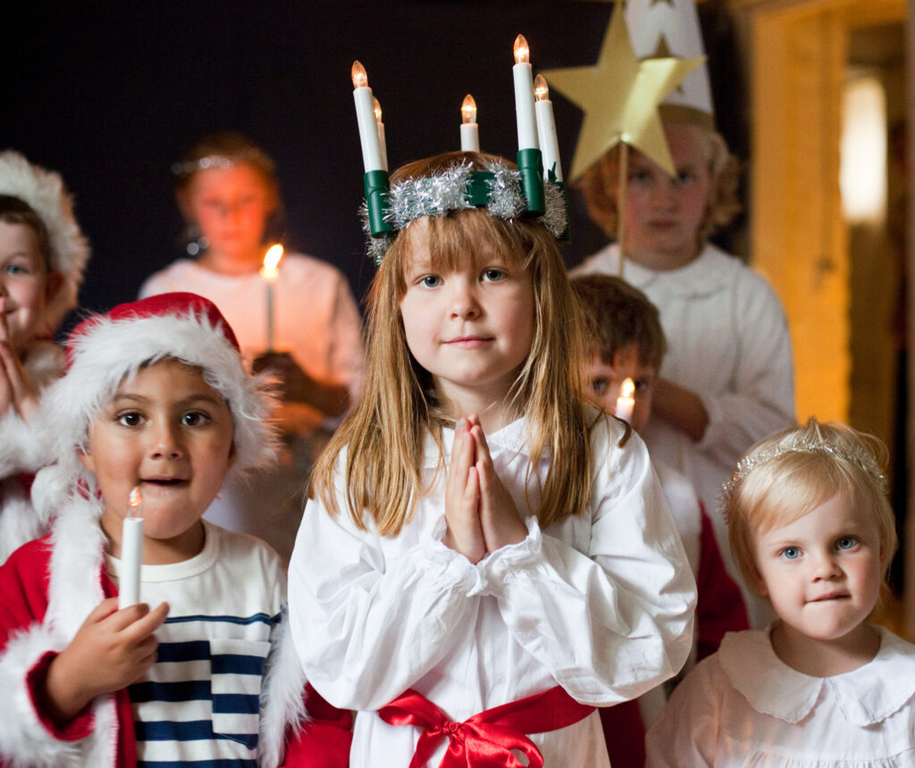 Lucia lichtfeest Zweden 13 december