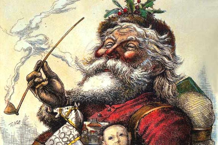 Sint-Nicolaas oorsprong Kerstman Sinterklaas Santa Claus Nederland Netherlands - Thomas Nast