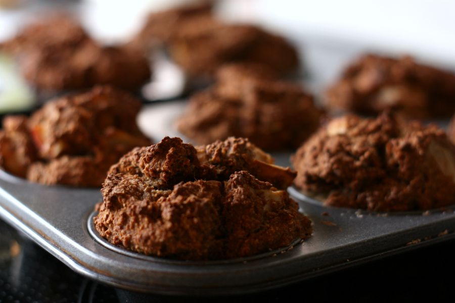 vegan appeltaart muffins recept - Let it Snow