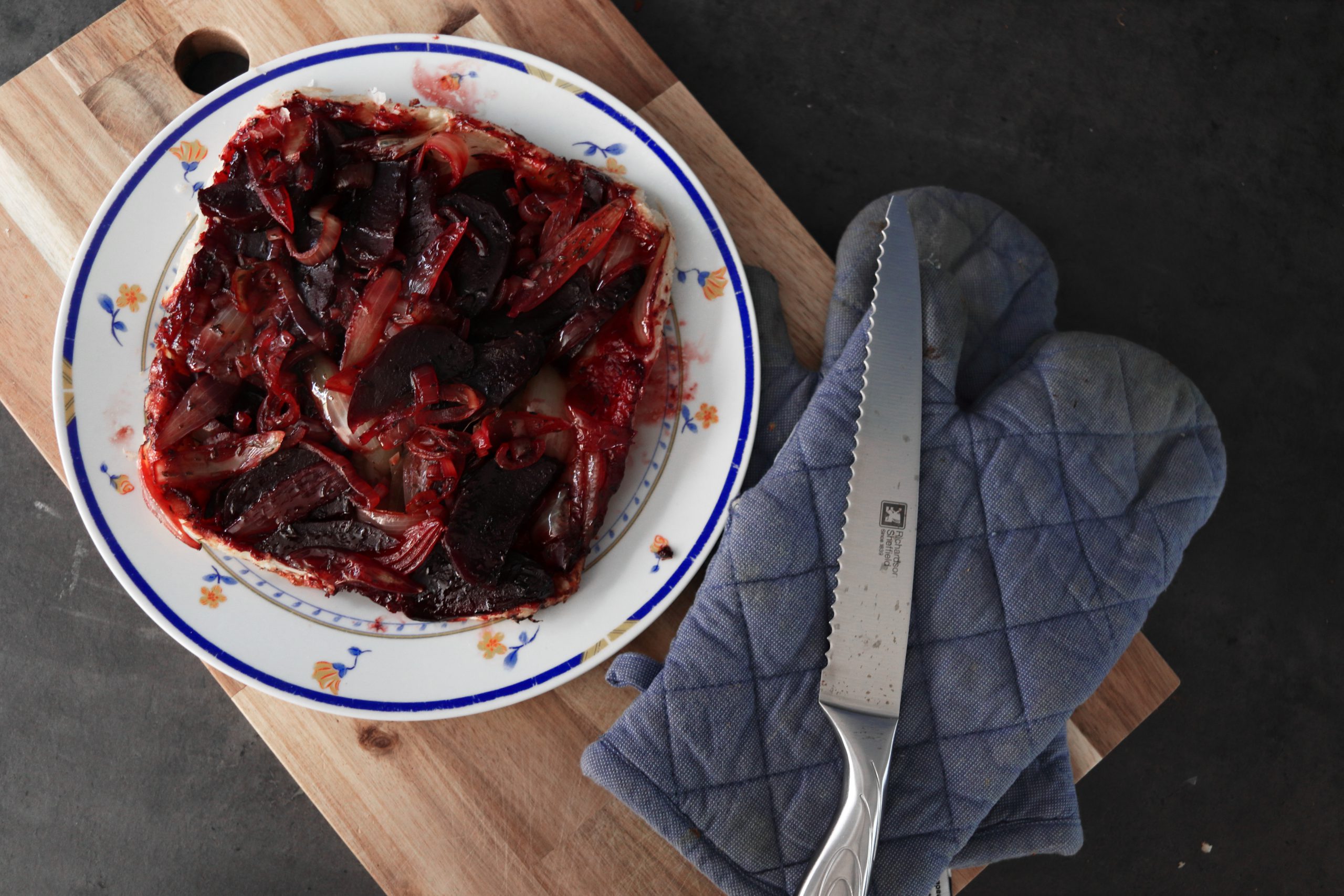 Tarte tatin biet ui balsamico-azijn recept - Let it Snow