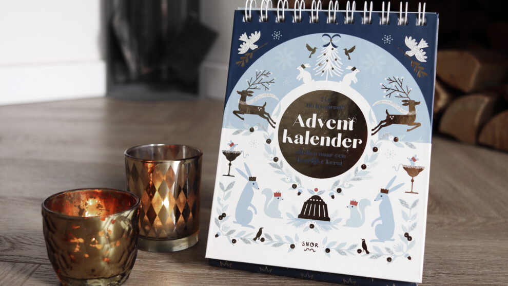 Adventskalender DIY knutselen aftelkalender kerst SNOR - Let it Snow