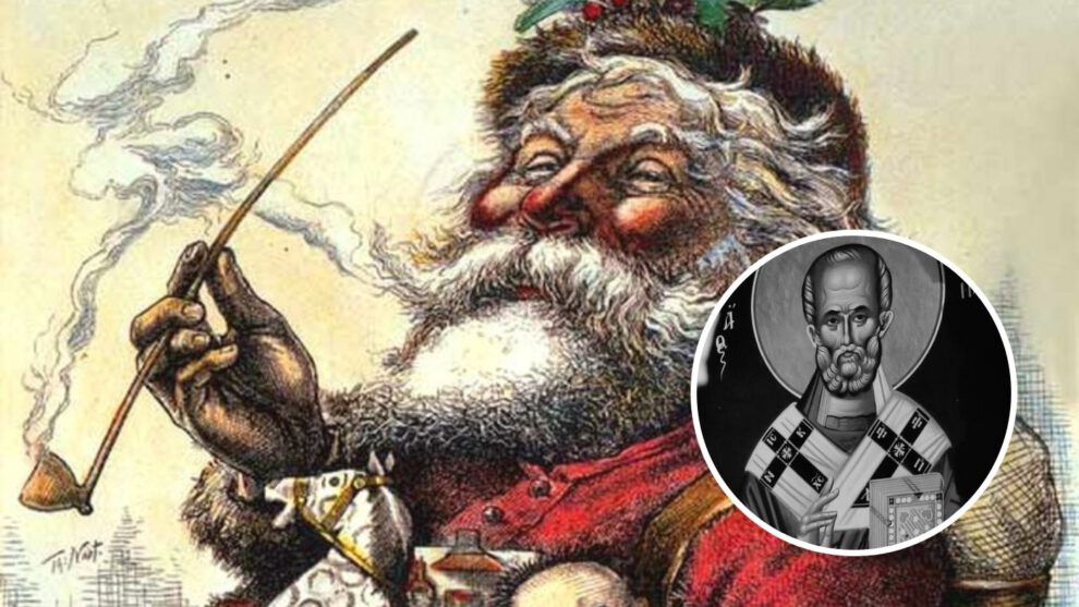 Sint-Nicolaas oorsprong Kerstman Sinterklaas Santa Claus Nederland Netherlands VS oorsprong geschiedenis